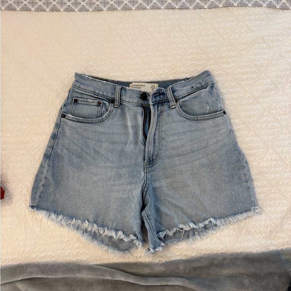 Abercrombie & Fitch Dad High Rise Jean Shorts